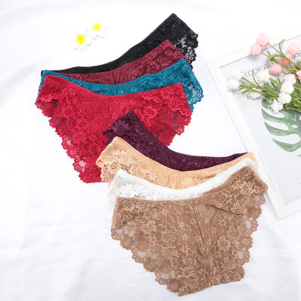 Модные женские сексуальные трусы Бесшовные прозрачные трусики нижнее белье с