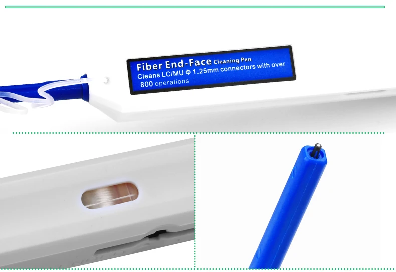 5 / 10pcs Optical Fiber Connector Cleaner Pen for 1.25mm Ferrule LC or MU / FTTH Tool