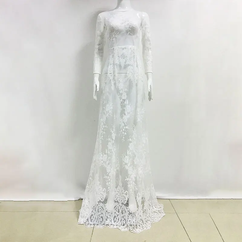 Marshmallow девушка сексуальное женское вечернее платье с длинным рукавом летнее