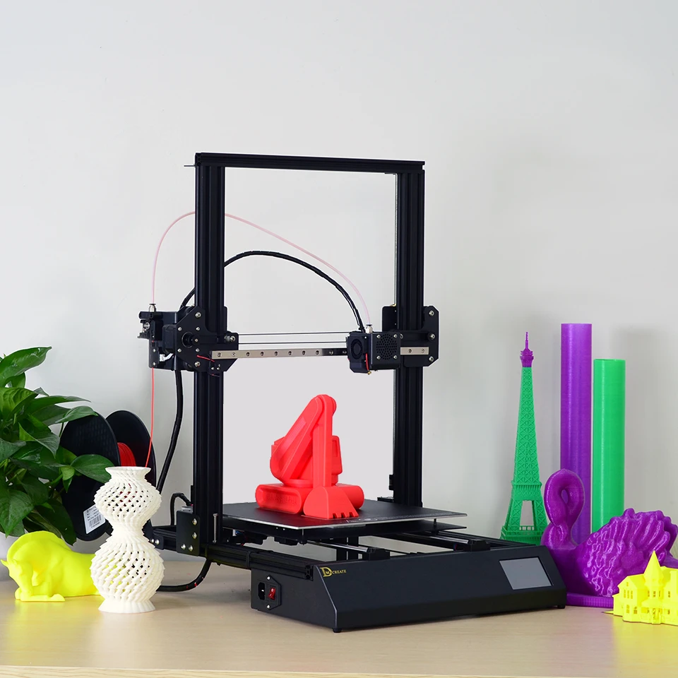 DMSCREATE DPX 3D принтер литье размер 300*300*400 мм 3 5 сенсорный экран стабильная