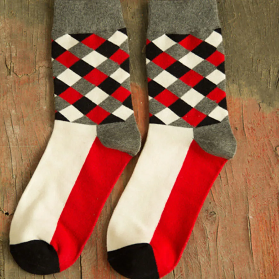 Носки COSPLACOOL высококачественные носки в английском стиле клетчатые с