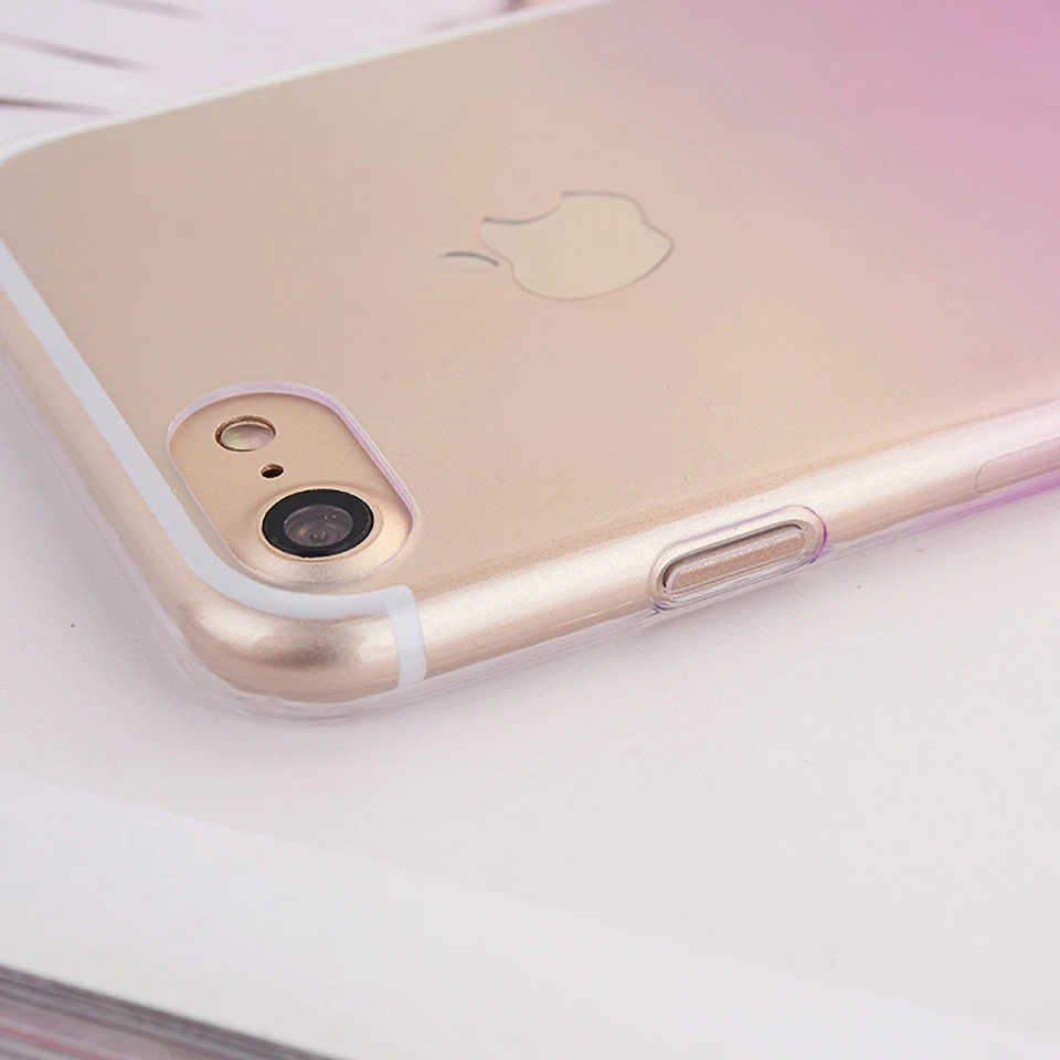 Сумерки Радуга Цвет чехол для iphone 7 SE 5 5S 6 s 8 Plus X силиконовый OnePlus One 3 т TPU Чехлы