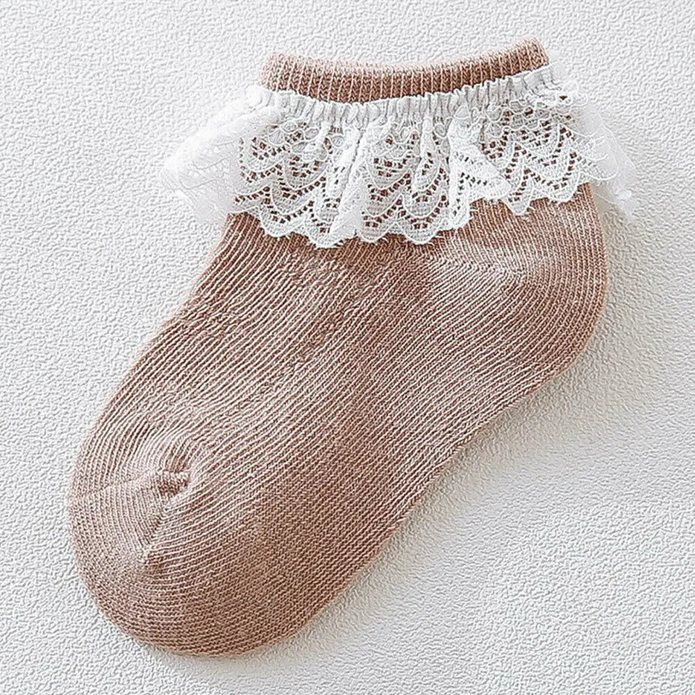 Pudcoco новинка 2019 детские носки кружевные мягкие хлопковые для маленьких девочек