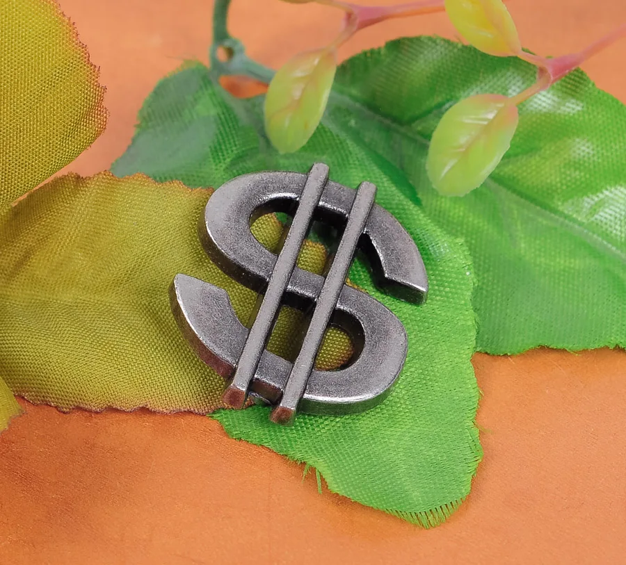 Pkg 10 Money DOLLAR знак металлические наклепки кожа ремесла кошелек сумка Conchos