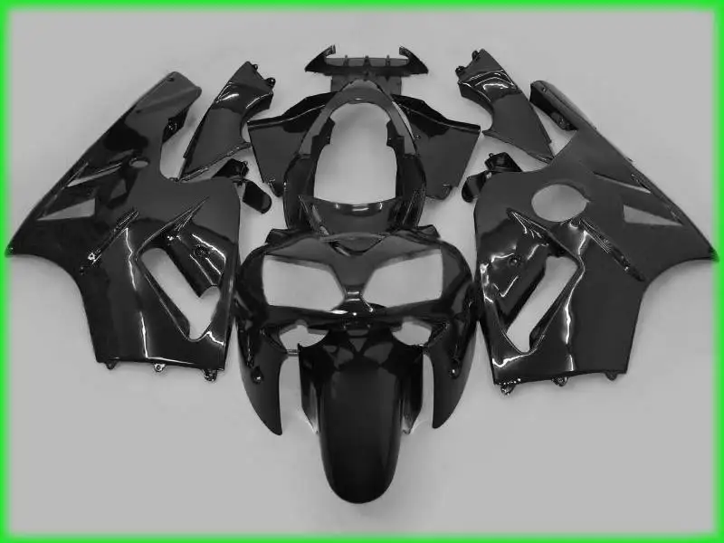 

Injection mold fairing kit for Kawasaki ZX12R 02 03 04 glossy black fairings ZX12R 2002 2003 2004 (+ tank cover) TY07