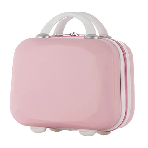 Pink Bag Маленький жесткий чехол для багажа, сумка для путешествий, Женская деловая одежда, Электронная коробка для туалетных принадлежностей Чехол для деловых аксессуаров - Цвет: Pink Bag
