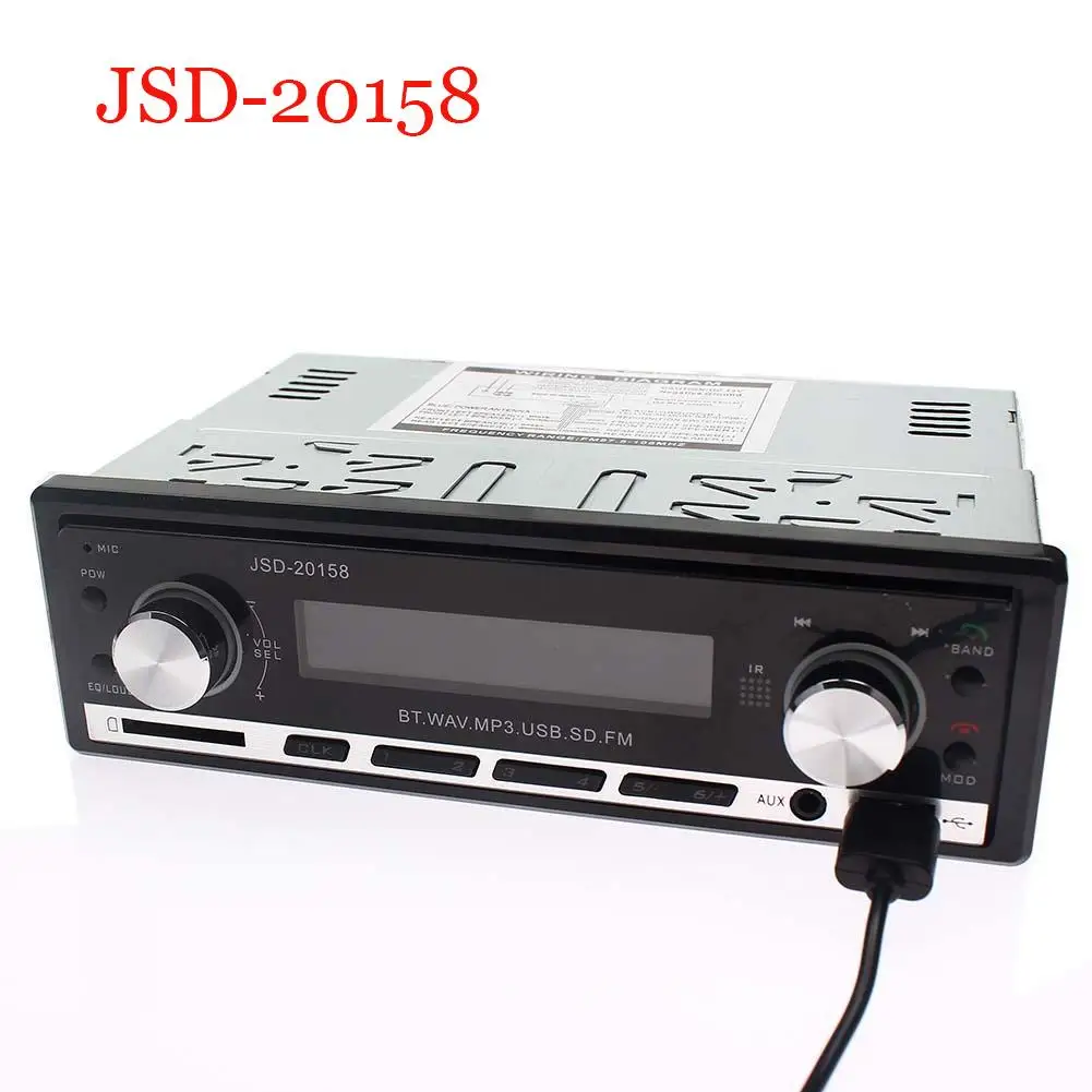 Автомобиль Радио стерео плеер телефон AUX IN MP3 FM/USB/1 Din/Дистанционное Управление 12V
