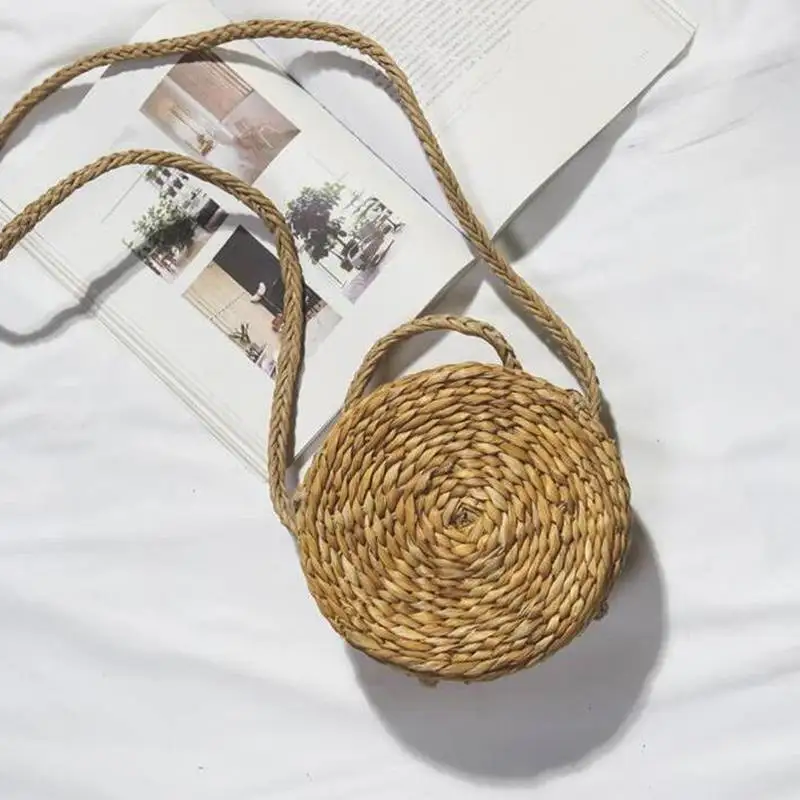 Модная женская сумка из ротанга международный тренд Ретро стиль свежая