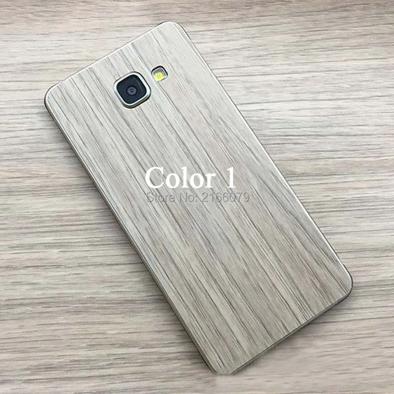 For Samsung Galaxy A5 A7 A9 (2016) A510 A710 Full Body Cover 3D Imitation Wood Grain Protection Skin Decal Sticker (Not a Case) |