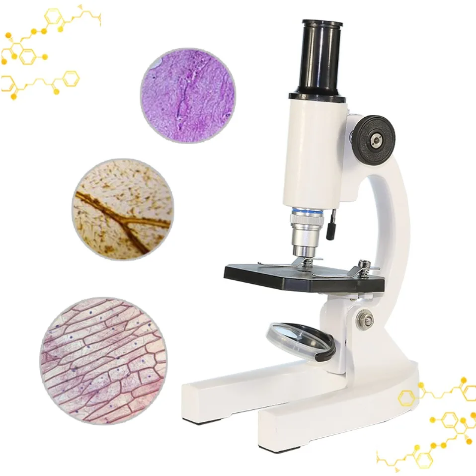 Eyescope 200X биологический Монокуляр научный микроскоп для эксперимента начинающих