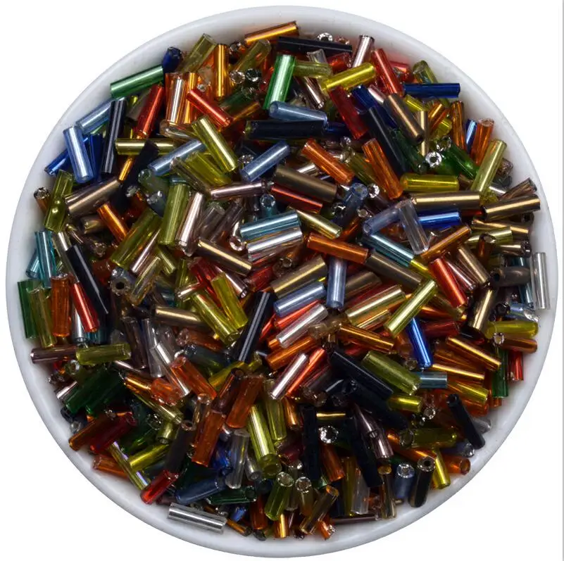 zhiguan30 2x6mm Длинные бусины синего цвета из чешского стекла 500 шт./лот, бусины из австрийского хрусталя для изготовления ювелирных изделий своими руками - Цвет: zhiguan30 2x6mm