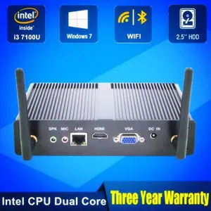P3 Intel Celeron 1037U 1007U двухъядерный 1,8 ГГц мини-ПК с HD графикой Win7 Linux OS встроенный