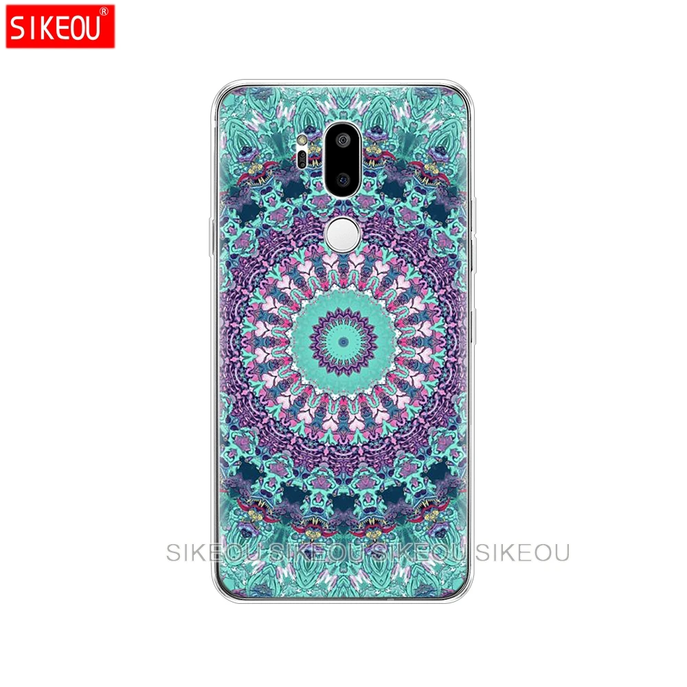 Силиконовый чехол для телефона LG G7 Q8 Q6 G6 MINI G5 V30 V7 V9 k10 k8 X POWER 2 Мандала pantalla|Бамперы| |