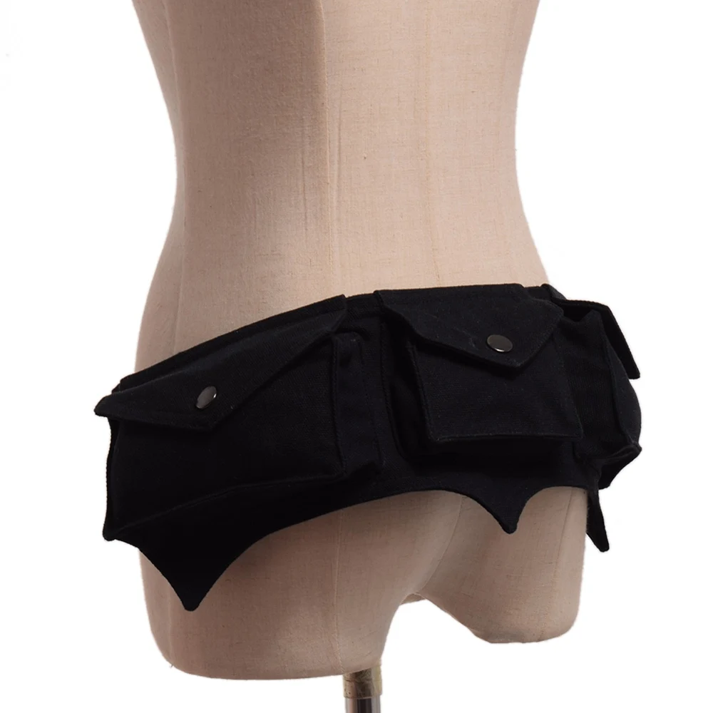 Женская поясная сумка в стиле стимпанк универсальная на пояс праздничная