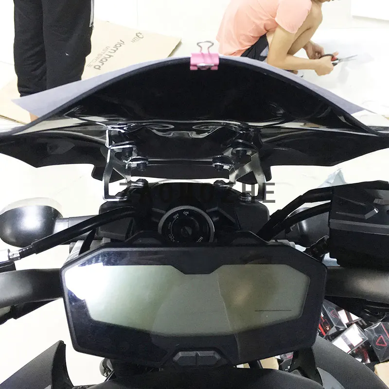 МОТОЦИКЛ ABS лобовое стекло для Yamaha MT 07 MT07 2013 2014 2015 2016 2017 FZ FZ07 2017|windshield windscreen|motorbike