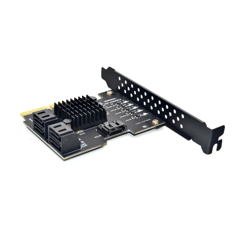 Плата расширения PCI E SATA контроллер PCIE Express 3 0 Gen3 X4 SuperSpeed Non Raid на 5 портов SATA3|Платы
