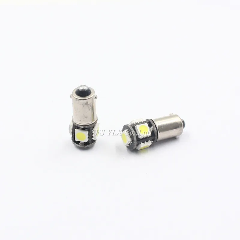 Автомобильная светодиодная лампа с клиновидным цоколем T4W BA9S 5050 5SMD|5050 canbus|car lightbulb
