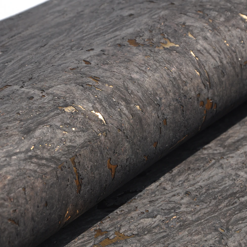 Пробковые обои золотого и черного цвета для дома офиса гостиной клуба со