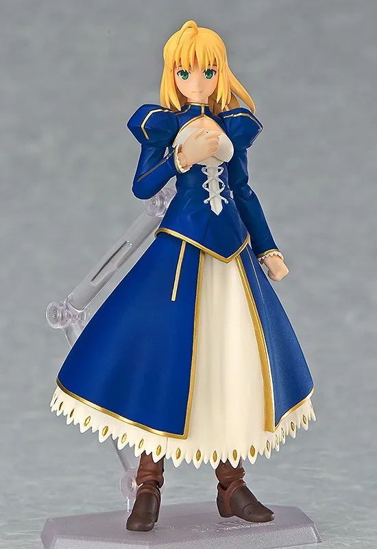 Figma EX 025 Saber платье версия Fate/Stay Night Girl ПВХ фигурка Коллекционная модель кукла