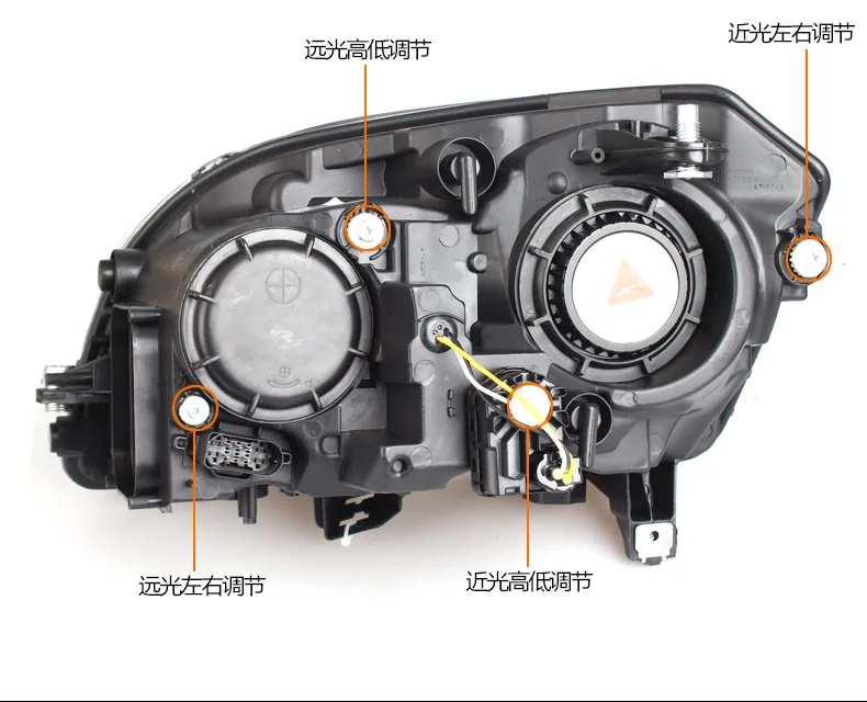Car headlight For GLK headlights 2013- GLK 250 300 led headlight Head Lamp led drl projector headlight H7 hid Bi-Xenon Lens