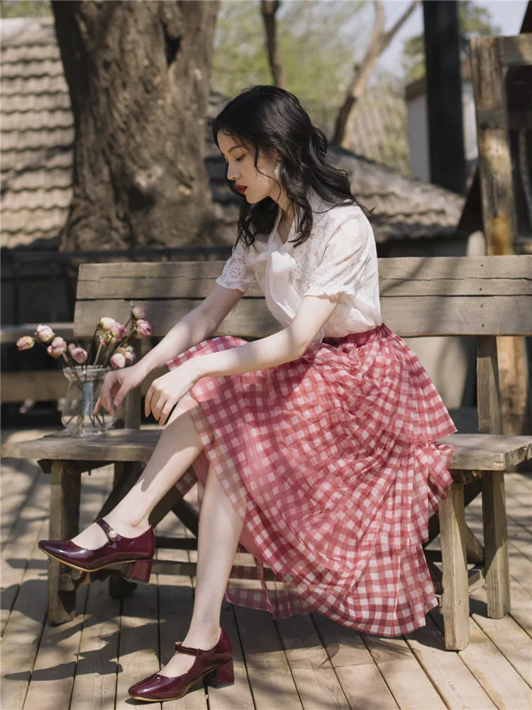 Новинка 2019 Модный женский комплект из двух предметов летний костюм белой рубашки