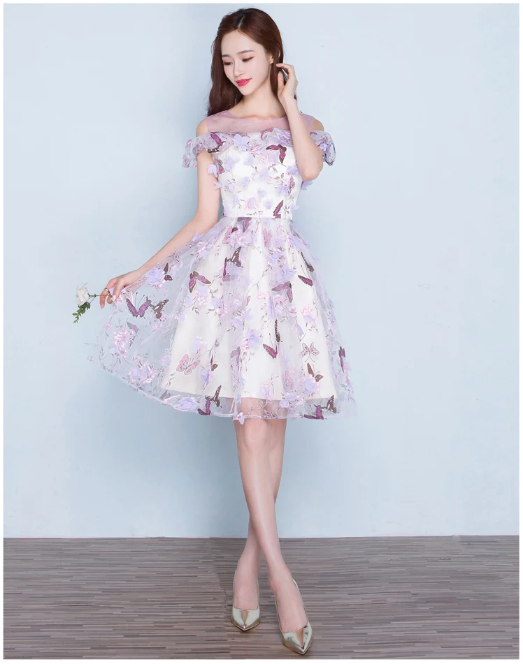 Loverxu Аппликации Pattern Мода Идеальный Вечерние Платья | Свадьбы и торжества