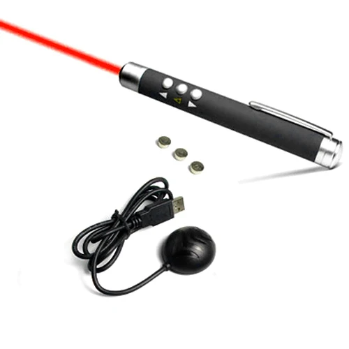 S5H USB Wireless Remote Control Red Laser Powerpoint Presentation Pointer Pen |