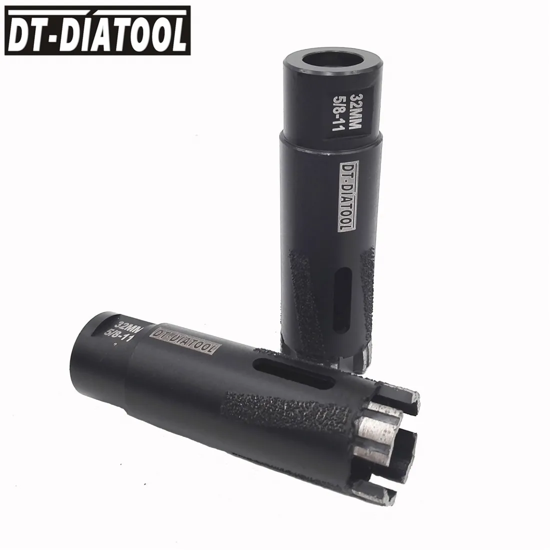DT DIATOOL 2 шт./компл. алмазные сухие сверлильные коронки 5/8 11 соединительные сверла