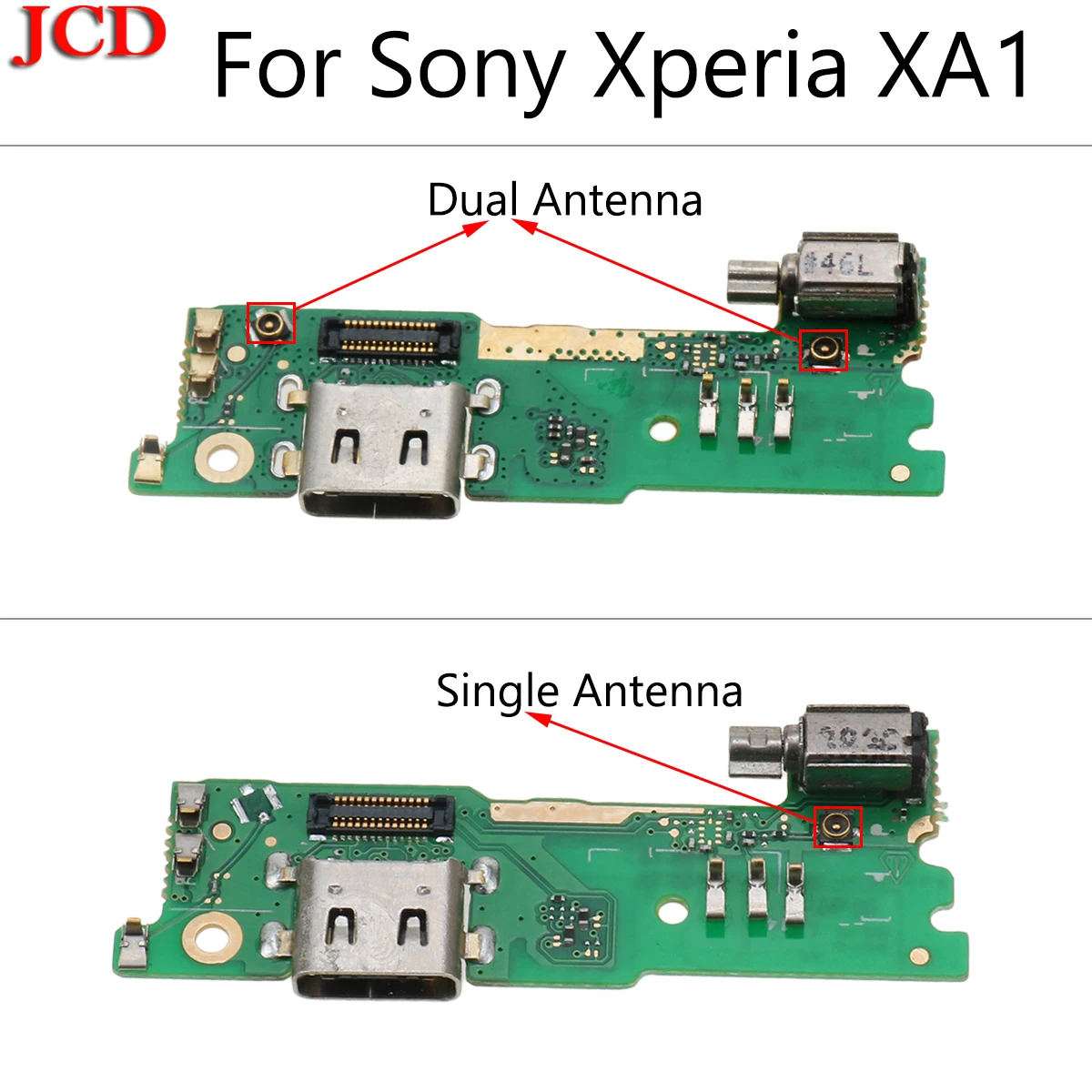 JCD Новый USB разъем для зарядного устройства гибкий кабель с вибратором Sony Xperia XA1