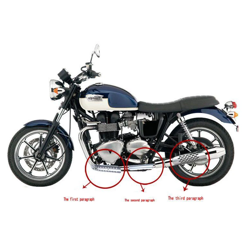 Выхлопной тепловой экран для мотоцикла хромированная стальная тепловая защита