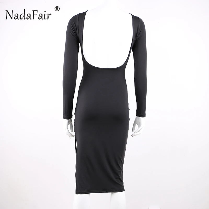 Платье Карандаш Nadafair Осеннее/зимнее облегающее платье карандаш с длинным