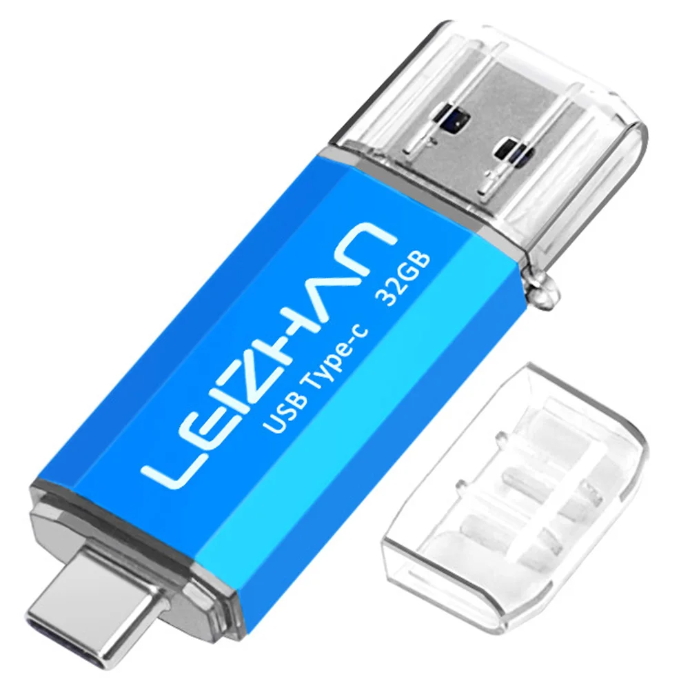 LEIZHAN флеш-накопитель USB 3 0 Type-c Флешка 256 ГБ фото палка внешнее запоминающее