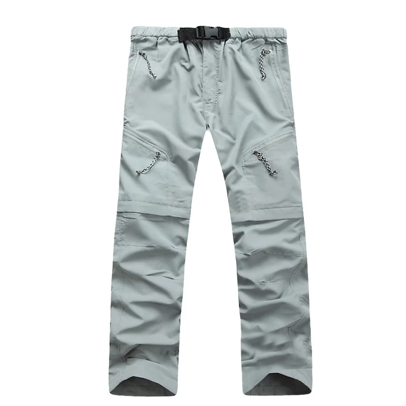 Мужские быстросохнущие уличные брюки IEMUH летние дышащие для походов и кемпинга 4