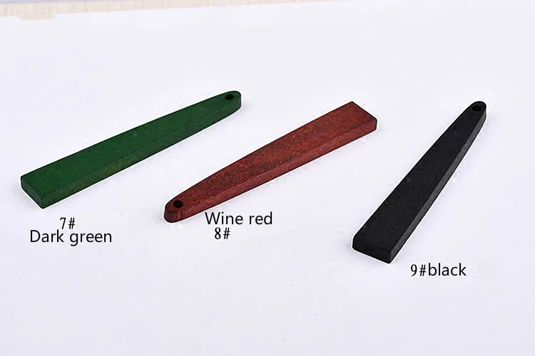 Серьги ручной работы из цельного дерева аксессуары деревянное ожерелье