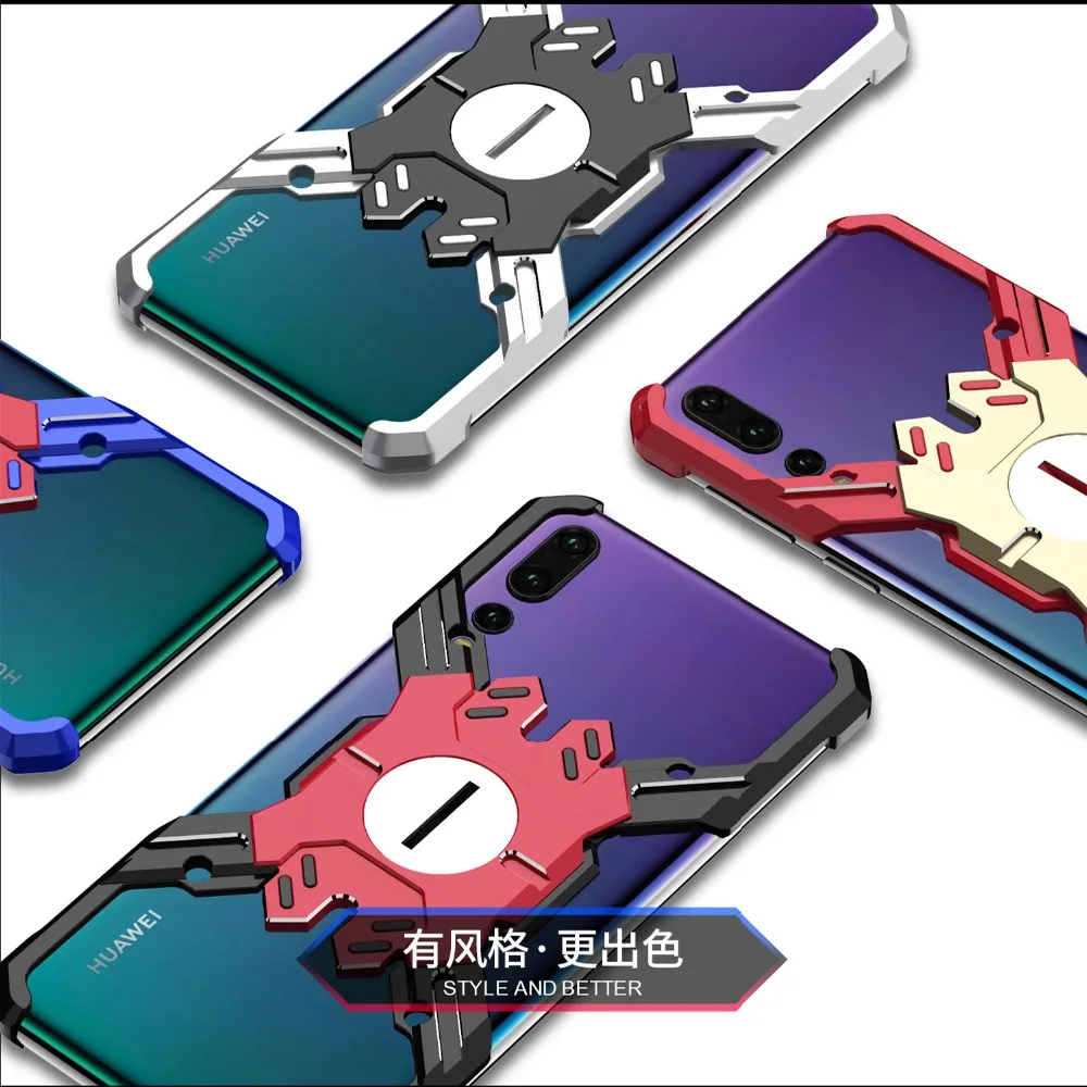 

For Huawei P20 Pro Luxury Armor Metal Shockproof case For huawei P20 Mechanical Heavy Duty Cover