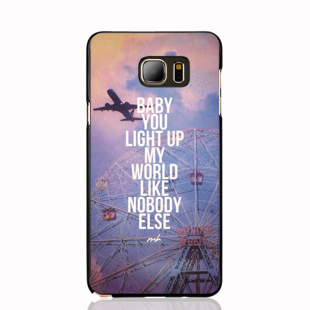 06507 baby you light up my world сотовый телефон дело чехол для Samsung Galaxy Note 3 4 5 E5 E7 CORE Макс G5108Q |