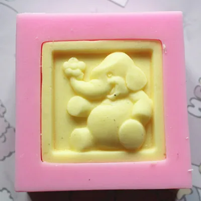 

Силиконовая форма для мыла в виде слона