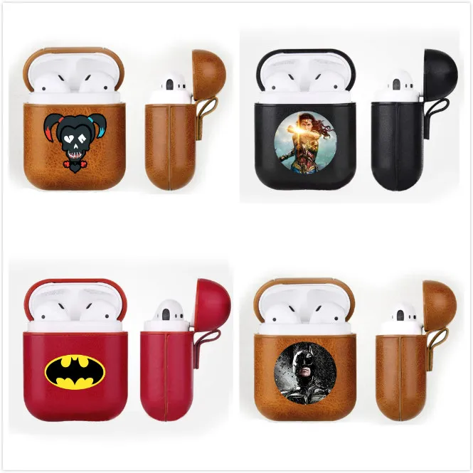 DC супергерой Бэтмен/шазам/Супермен/Чудо Женщина для Apple Airpods Защитная крышка Bluetooth