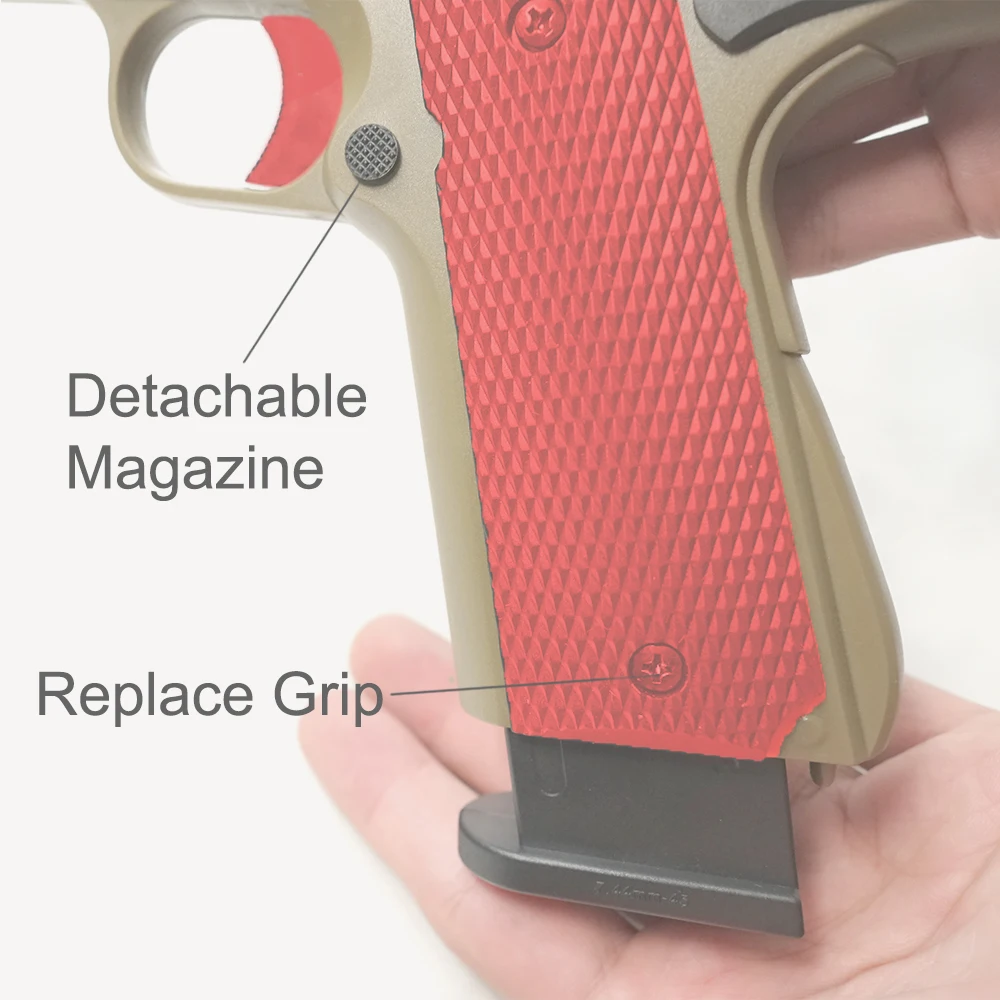 Пластик игрушечный пистолет M1911 1:1 модель Пистолеты не снимать в стиле милитари вентиляторы коллекция для маленьких мальчиков оружие, винтовка пистолет игрушки для детей подарок на день рождения