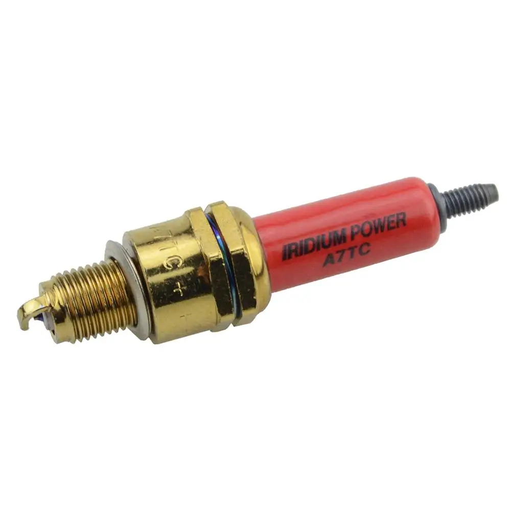 GOOFIT LIU.M.W Ignition Plug IRIDIUM POWER A7TC RED Spark ATV Motor Scooter H058-036 | Motorcycle