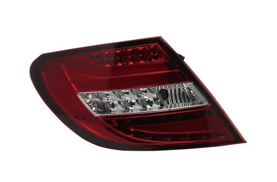 Стайлинга автомобилей хвост лампа для W204 C180 C200 C260 светодиодный фонарь 07-10 новых Altis светодиодные задние фары светодиодный DRL+ тормоз+ Park+ стоп-сигнал Лам - Цвет: red