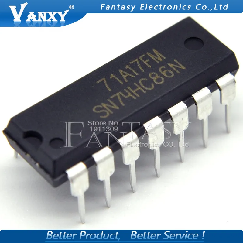 10 шт. SN74HC86N DIP14 SN74HC86 DIP 74HC86N 14 74HC86 Новый и оригинальный IC|ic dip|dip ic |