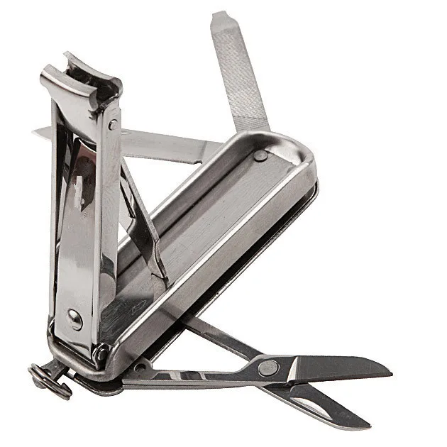Freeshipping 5 в 1 Из Нержавеющей Стали EDC Multi Tool Нож Кусачки Для Ногтей Ножницы Лезвия|knife