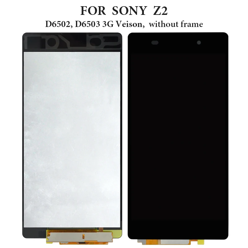ЖК-дисплей для Sony Xperia Z2 с сенсорным экраном и рамкой сменный D6502 D6503 хорошее