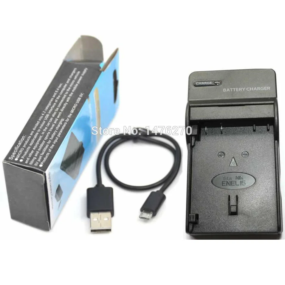 Зарядное устройство USB для Nikon EN EL15 MH25 ENEL15 подходит аккумулятора камеры D7200 D7100 D7000