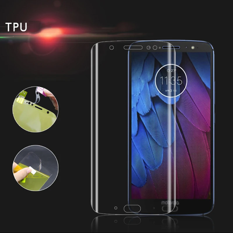 EXUNTON 3 шт. для Motorola Moto G7 Plus G6 G5 Z2 Play полное покрытие ультра тонкая прозрачная мягкая