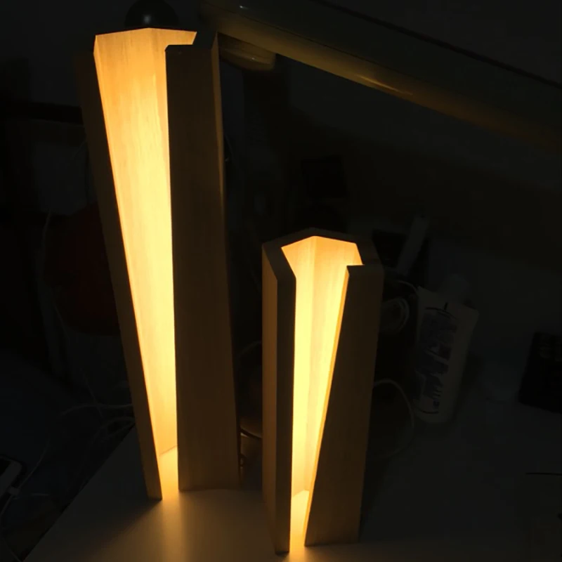 Креативные маленькие подарки diy Декор светодиодная полоса деревянная настольная