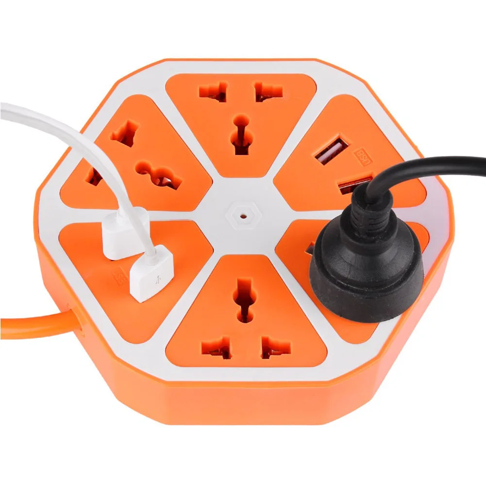 Универсальная силовая лента 4 розетки с 4 usb-портами Защита от перенапряжения башня USB вилка для электрической розетки 1,7 м удлинитель с европейской вилкой