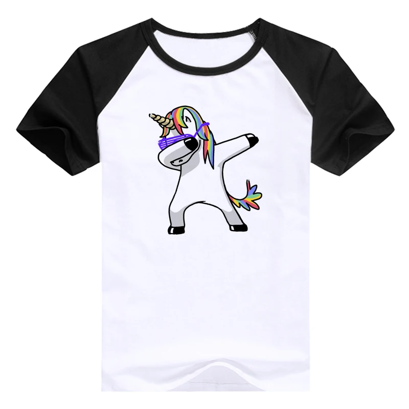 Мужская футболка с единорогом/пандой/Сон Гоку даб Swag летняя забавным дизайном