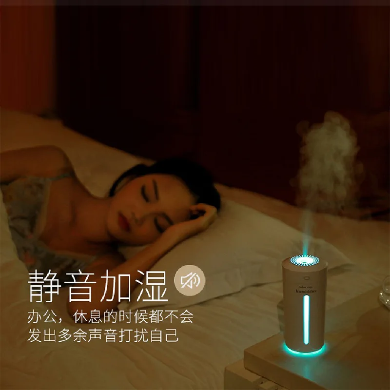 

ALDX26-SQT-01,New Color Light Cup humidifier USB Mini desktop Office Home mute spray vehicle night Lamp Air purification